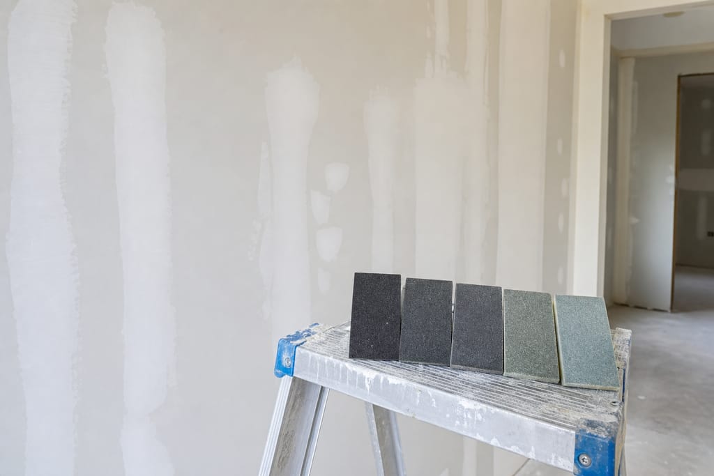 Progressive sanding grits photo